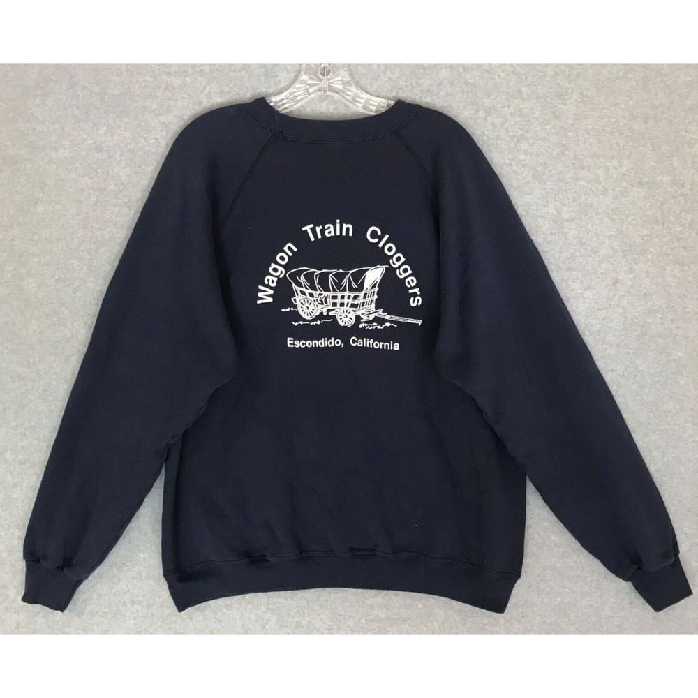 Wagon Train Cloggers Womens XL Sweatshirt Escondido,‎ CA Embroidered "Marge"